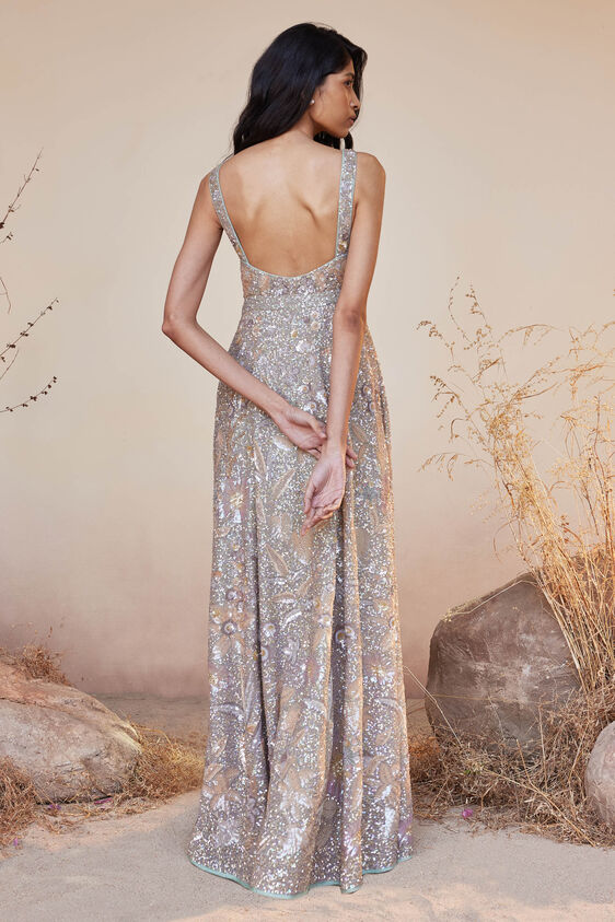 Solaris Gown - Gold, Gold, image 3