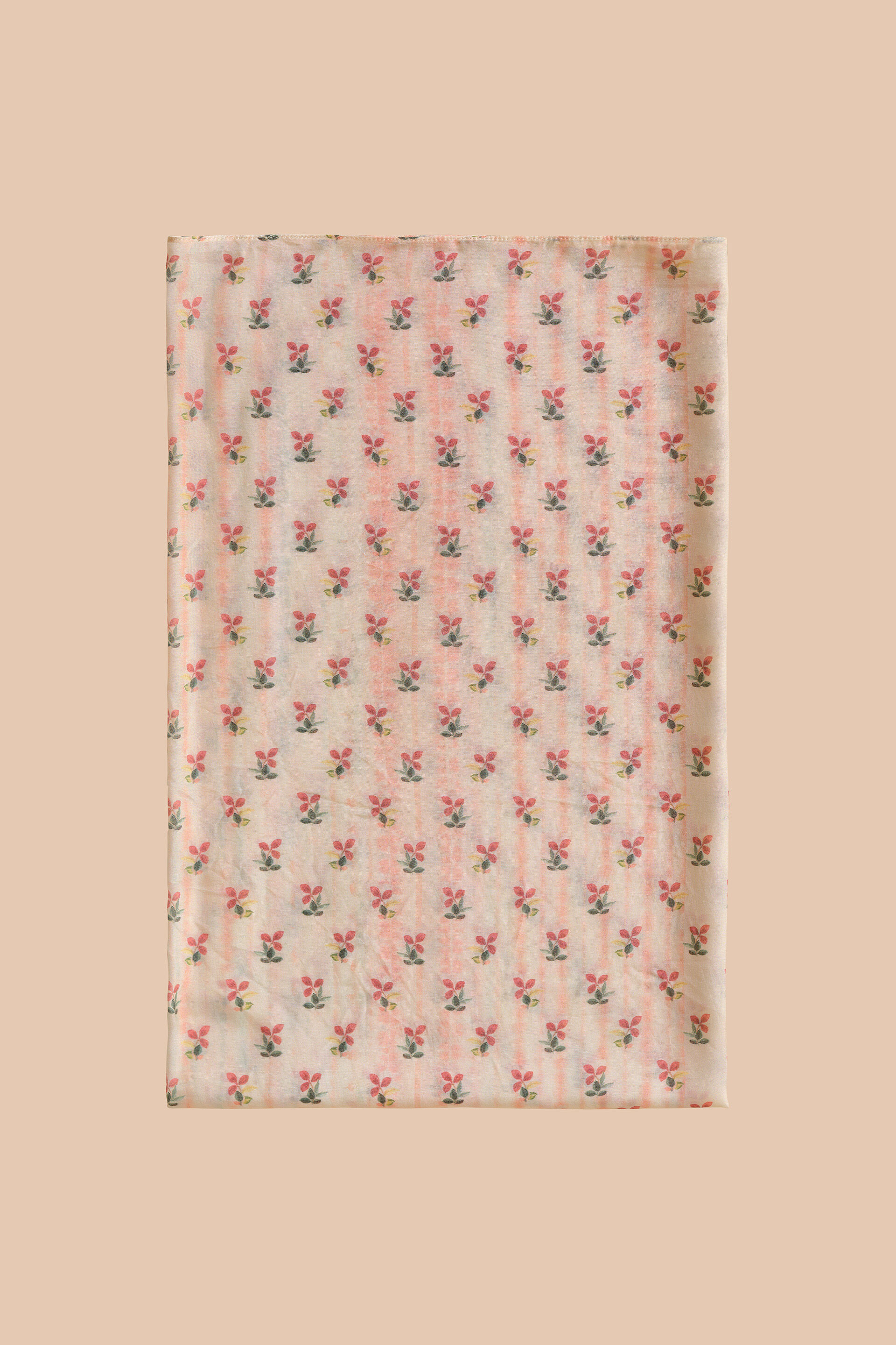 Komakal Printed Silk Saree, Ivory, image 10