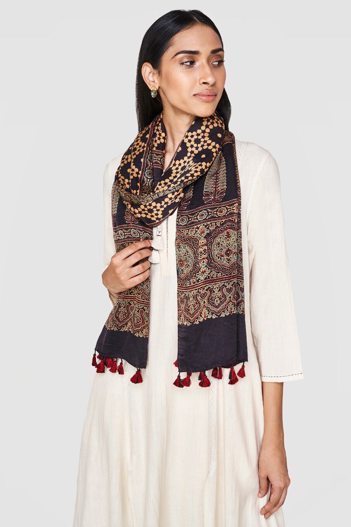 discount 91% Beige Single WOMEN FASHION Accessories Shawl Beige NoName shawl 