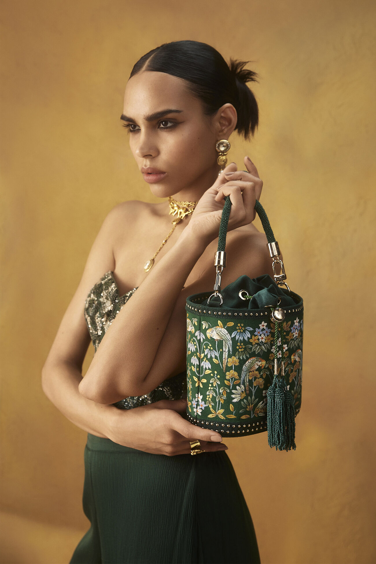 Bucket Bag Anita Bag Staud Anita Bucket Bag Fruit Crochet Garmentory