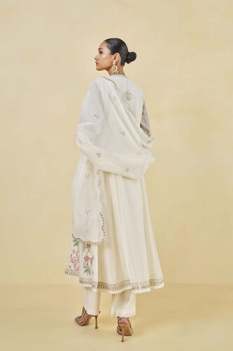 A Floral Garden Embroidered Mull Suit Set, Natural, image 5