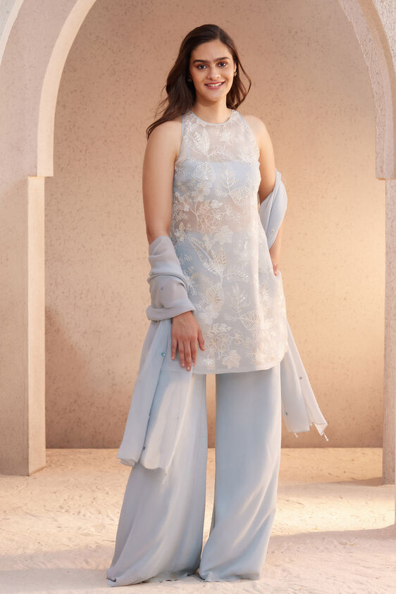 Asma Suit Set, Powder Blue, image 1