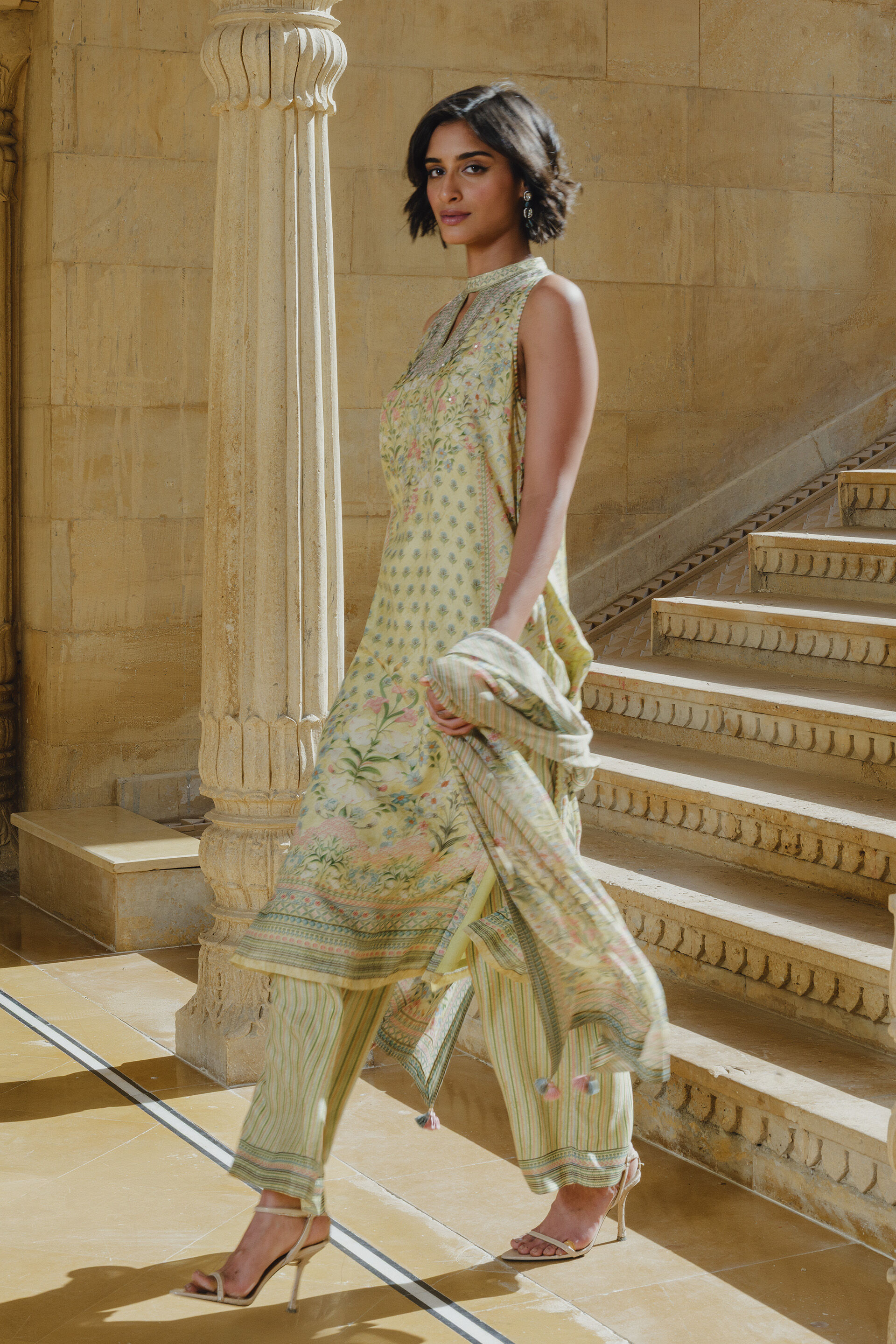 Noemi Suit Set - Yellow