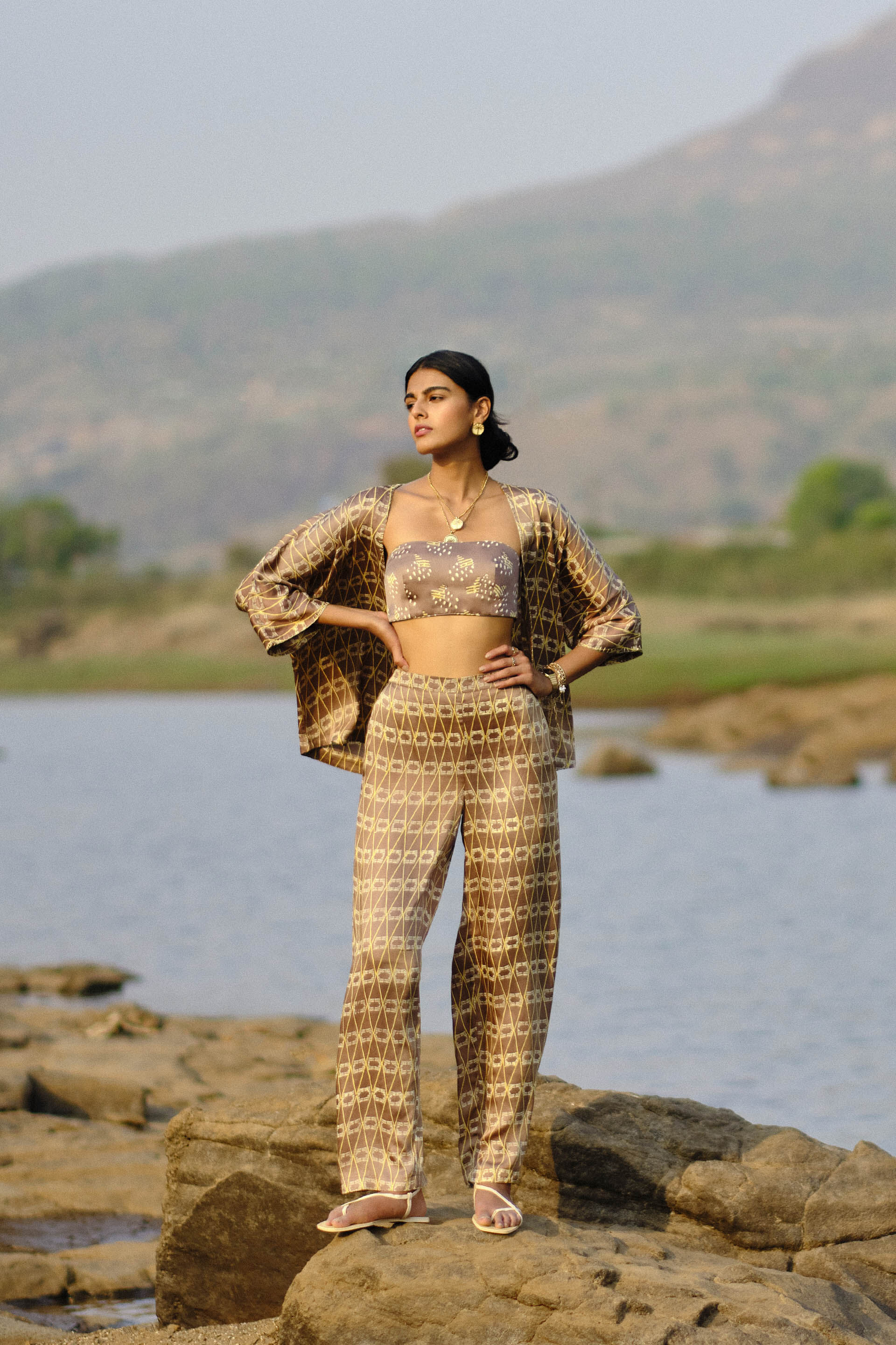 Flow Overlayer Set - Grey