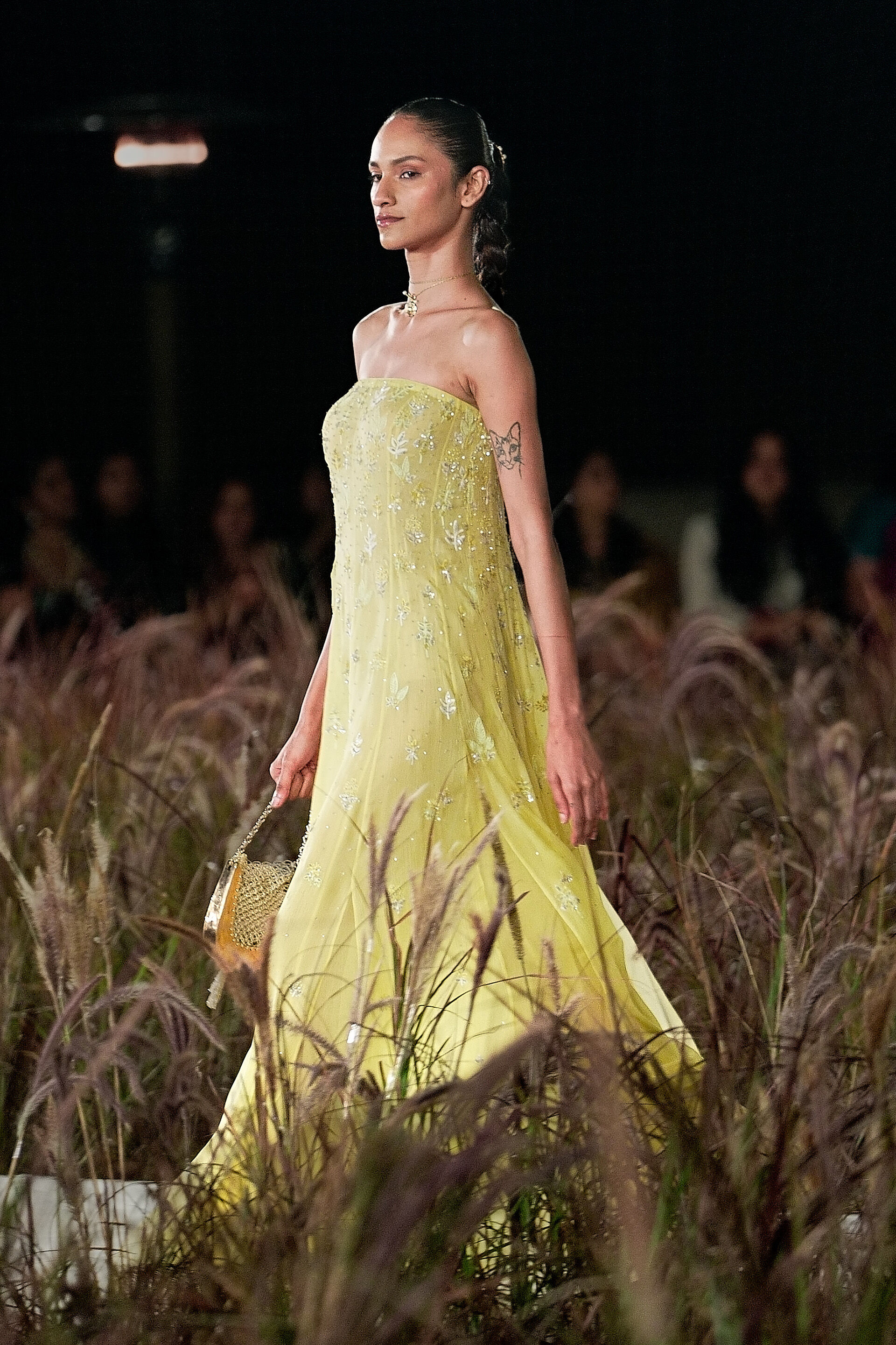 Sorsha Embroidered Gown - Yellow, Yellow, image 3