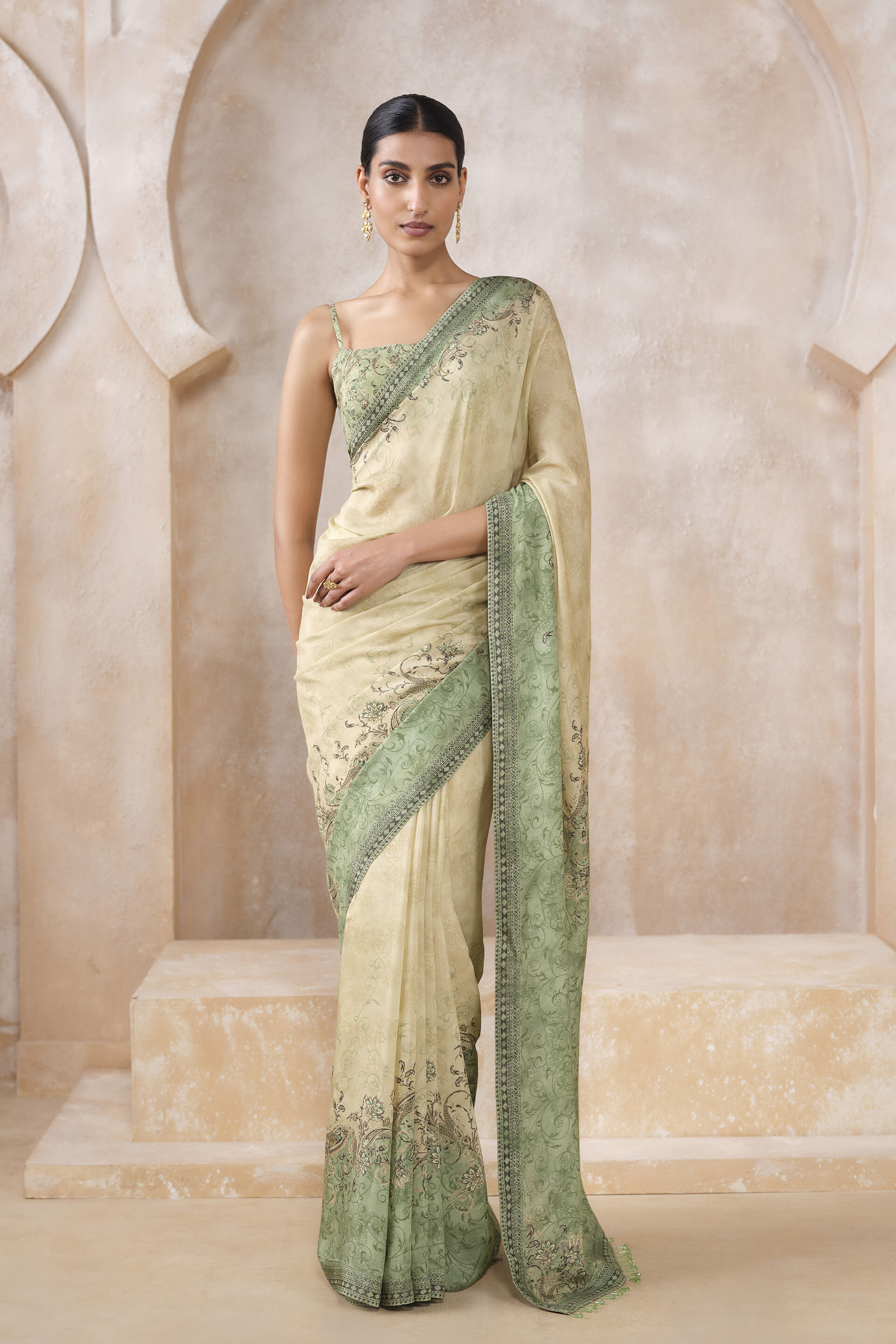 Lizbet Saree - Green