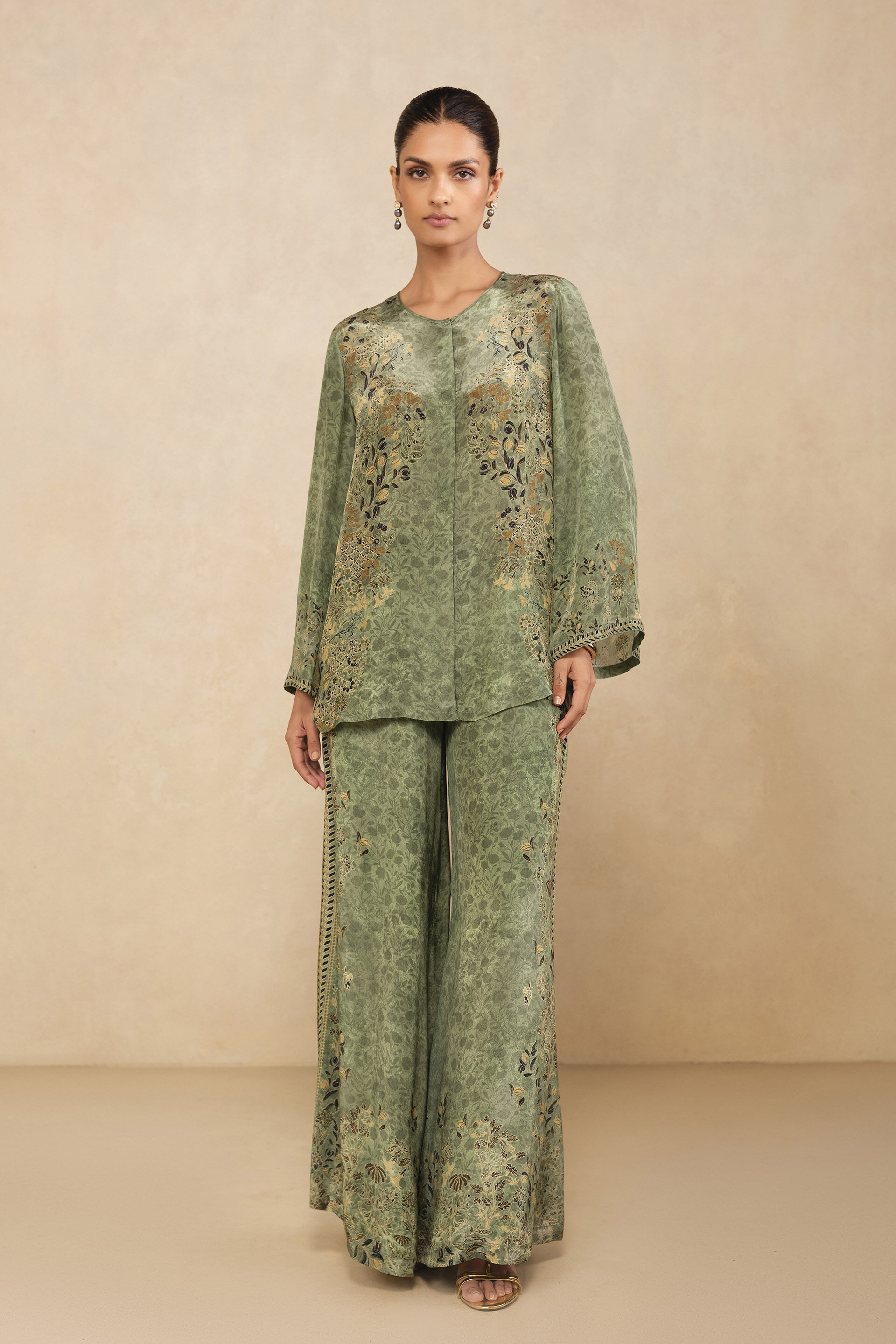 Palazzo Set - Sage