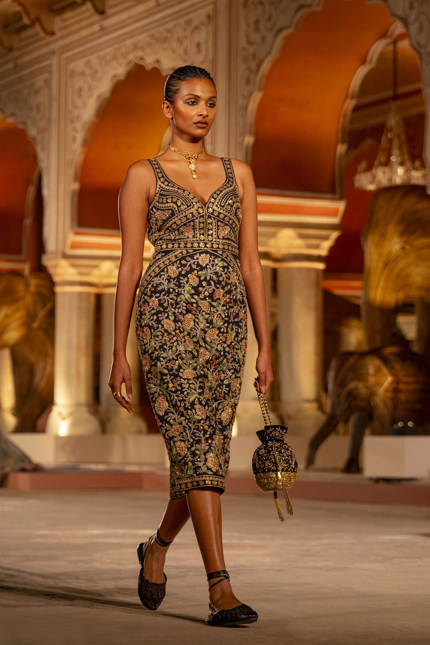 anita dongre blue dress Rent Anita Dongre Open Back Turquoise Skirt Set Couture Encore