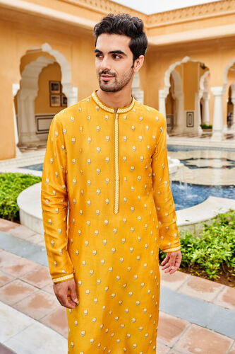Navodit Kurta - Mustard, Mustard, image 3