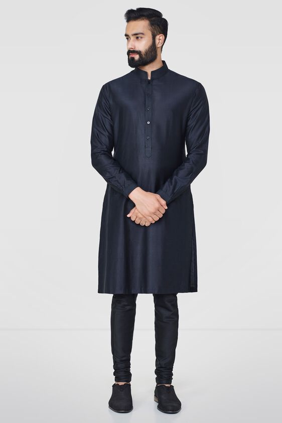 Premvat Kurta, Black, image 1