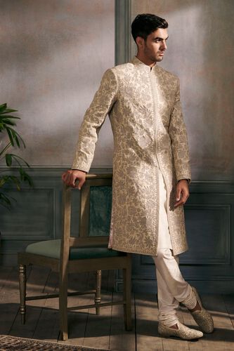 1 - Chayank Sherwani – Beige, image 1