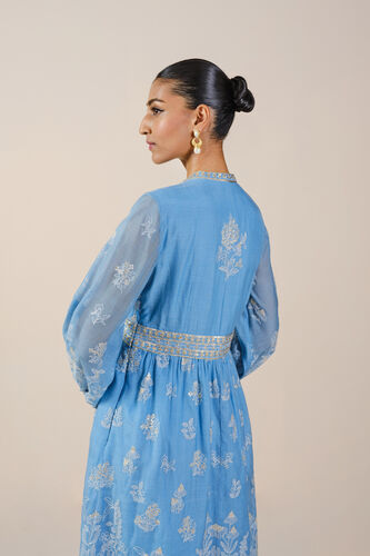 Amberlie Embroidered Mul Dress - Blue, Blue, image 5