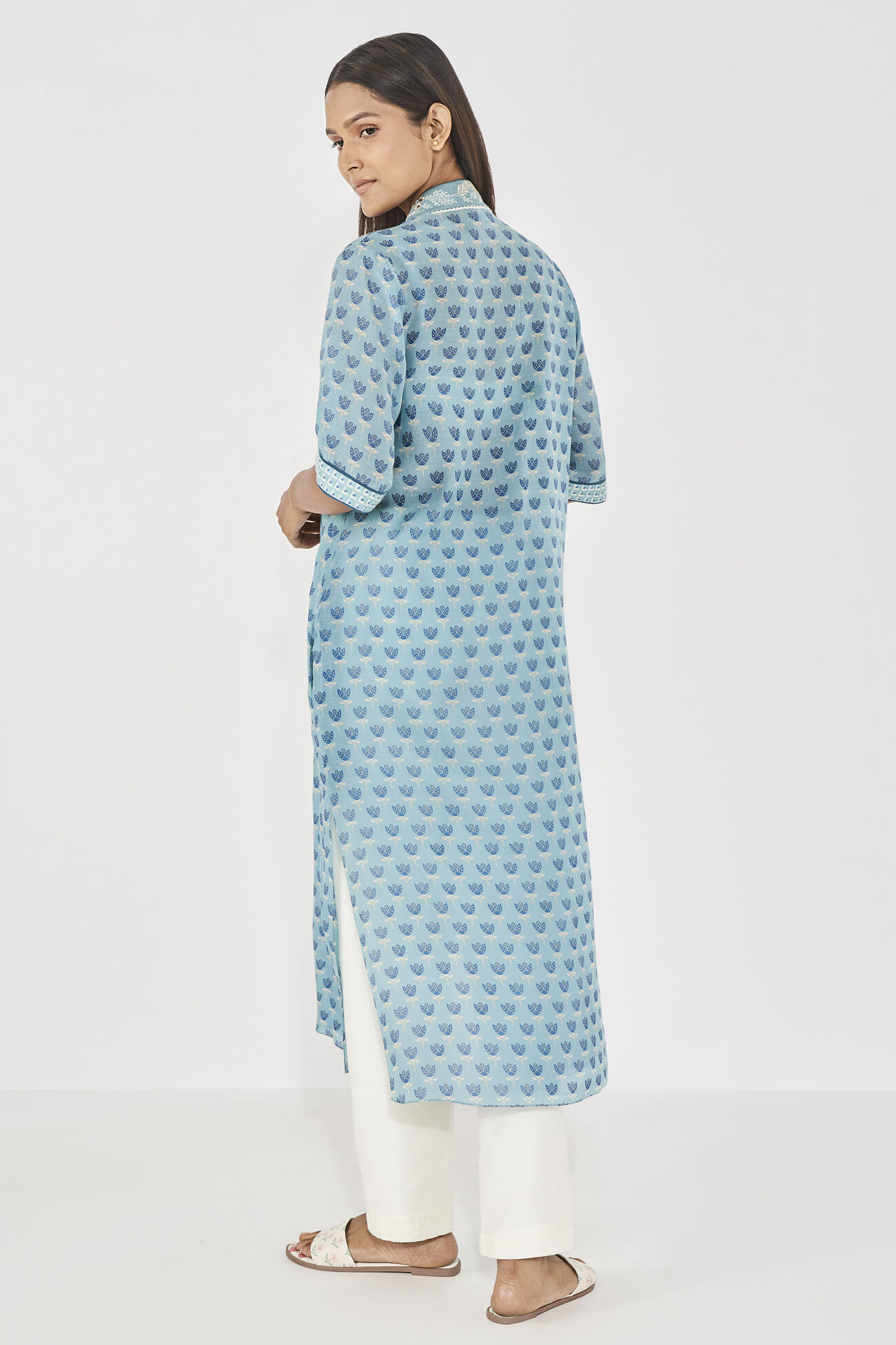 Reeva Kurta, Blue, image 3