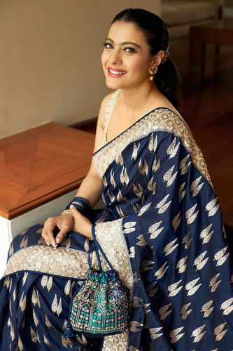 2 - Panita Benarasi Saree – Blue, image 2