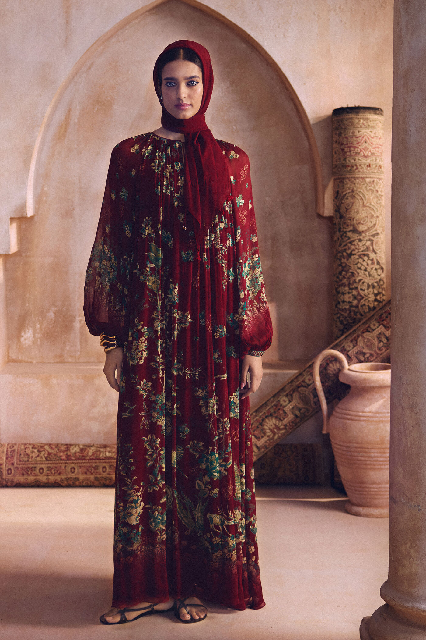 Buy Designer Ruhab Kaftan - Wine Online for Women from Anita Dongre F25RD26_WINE Buy Designer Ruhab Kaftan - Wine Online for Women from Anita Dongre F25RD26_WINE