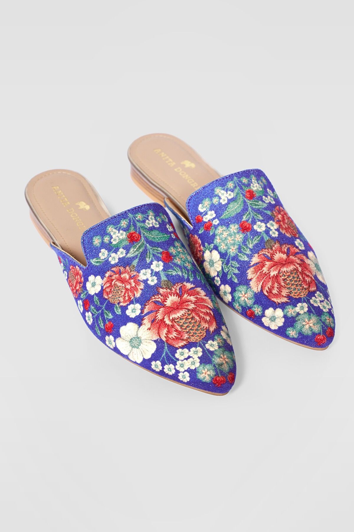 Desert Bloom Mules Blue