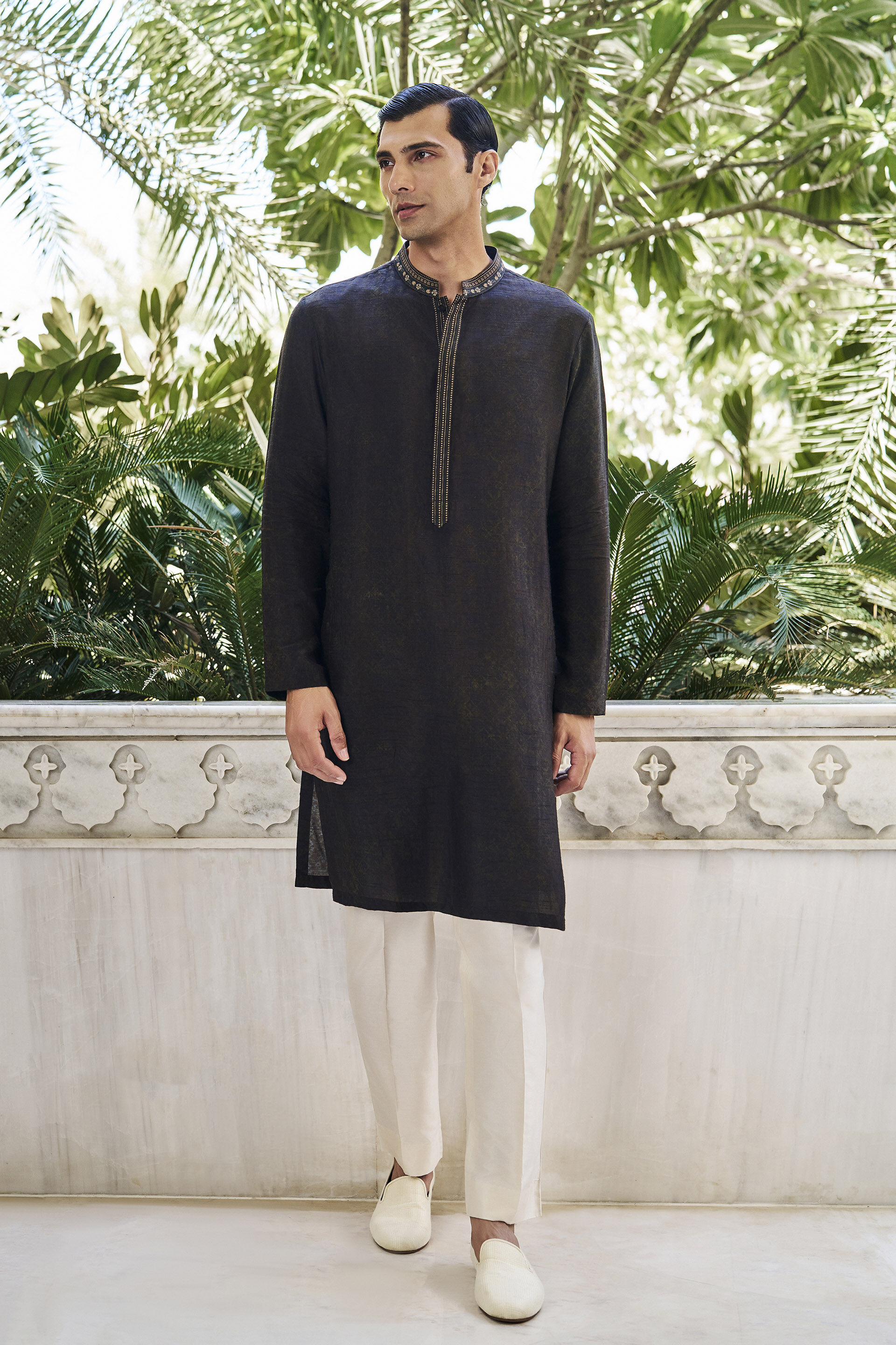Manan Brown Kurta