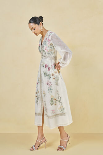 Rhapsody Embroidered Mull Dress - Natural, Natural, image 2