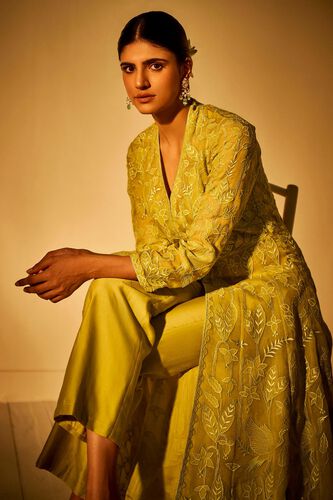 5 - Birds of Paradise Jacket Set  - Lime, image 5