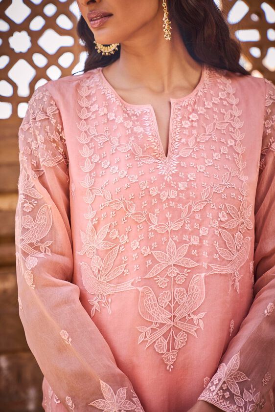4 - Twin Doves Kurta Set – Blush, image 4