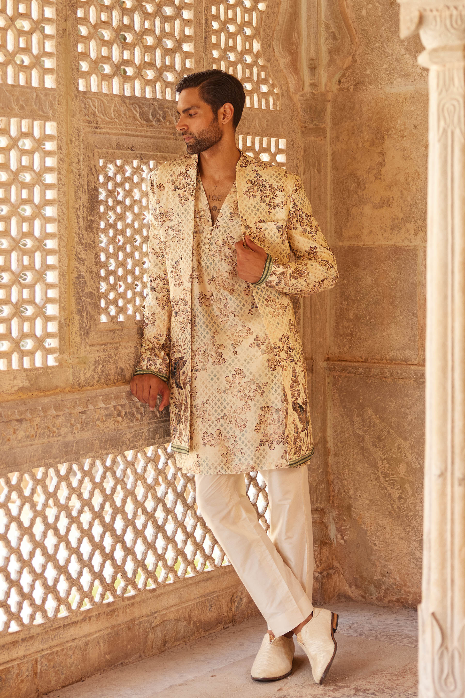 Latest Designer Menswear Traditional Shirts For Men Men s Ethnic Wear Online