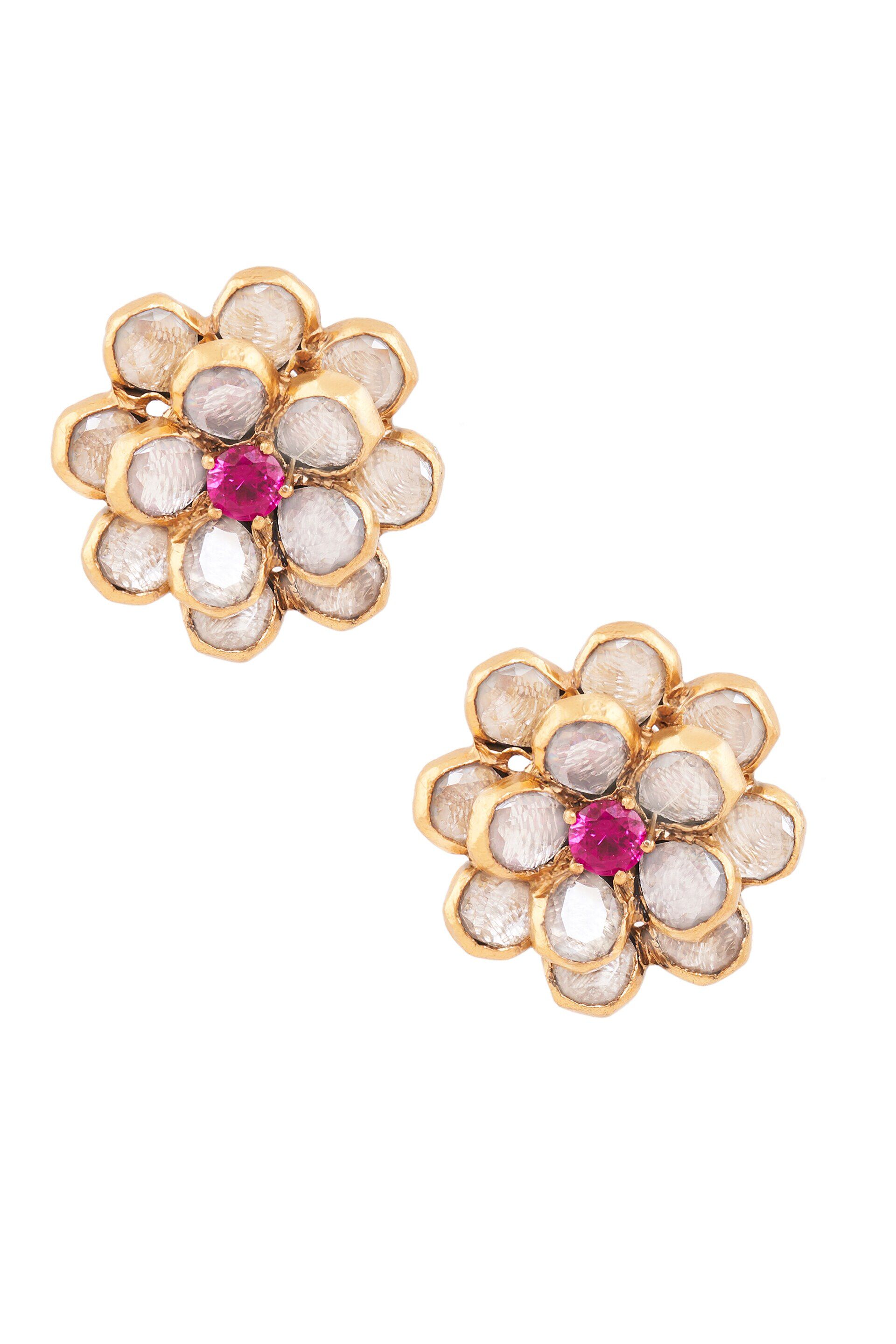 1 - Ila Crystal Earrings, image 1