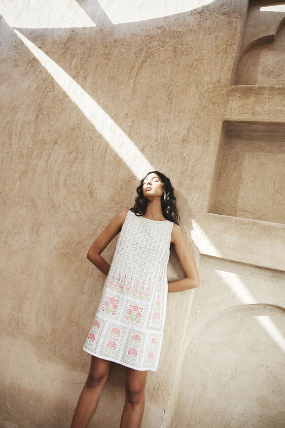 Luna Dress, White, image 2