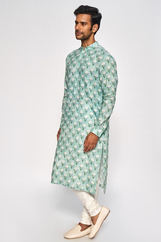 2 - Akarsh Kurta – Sea Green, image 2