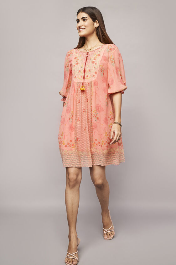 Mirvat Dress, Pink, image 1