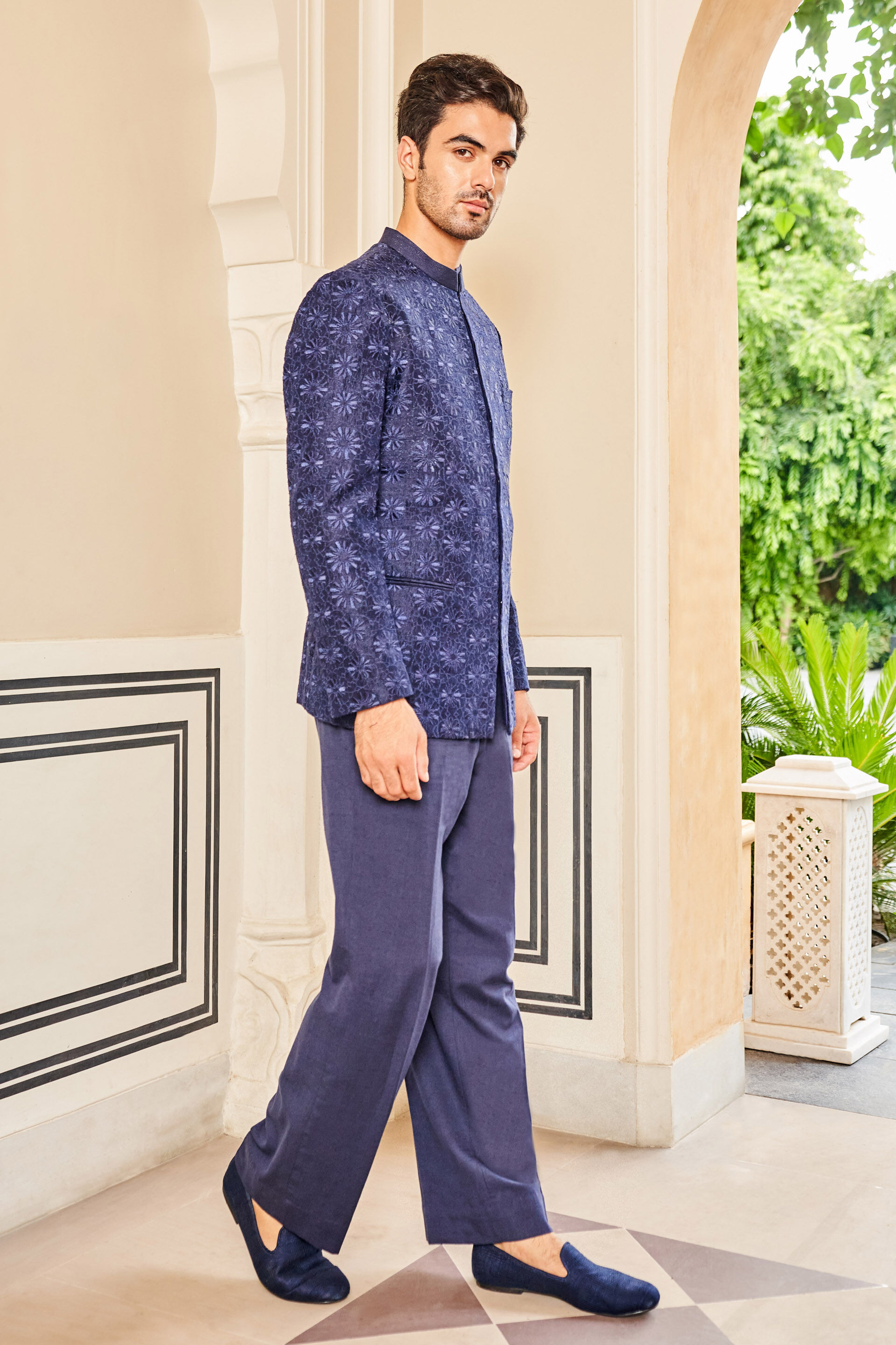 Morad Bandhgala-Navy, Navy, image 3