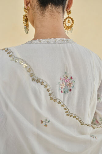 A Floral Garden Embroidered Mull Suit Set, Natural, image 6