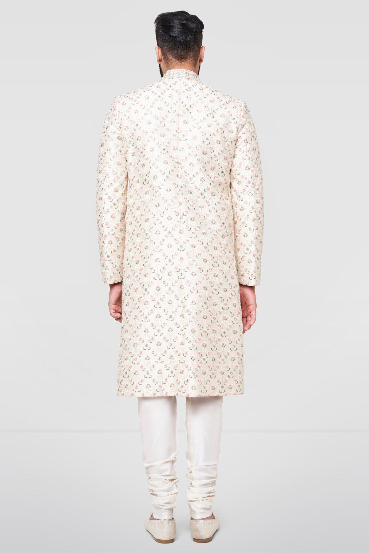 Raghav Sherwani - Off White, Offwhite, image 4