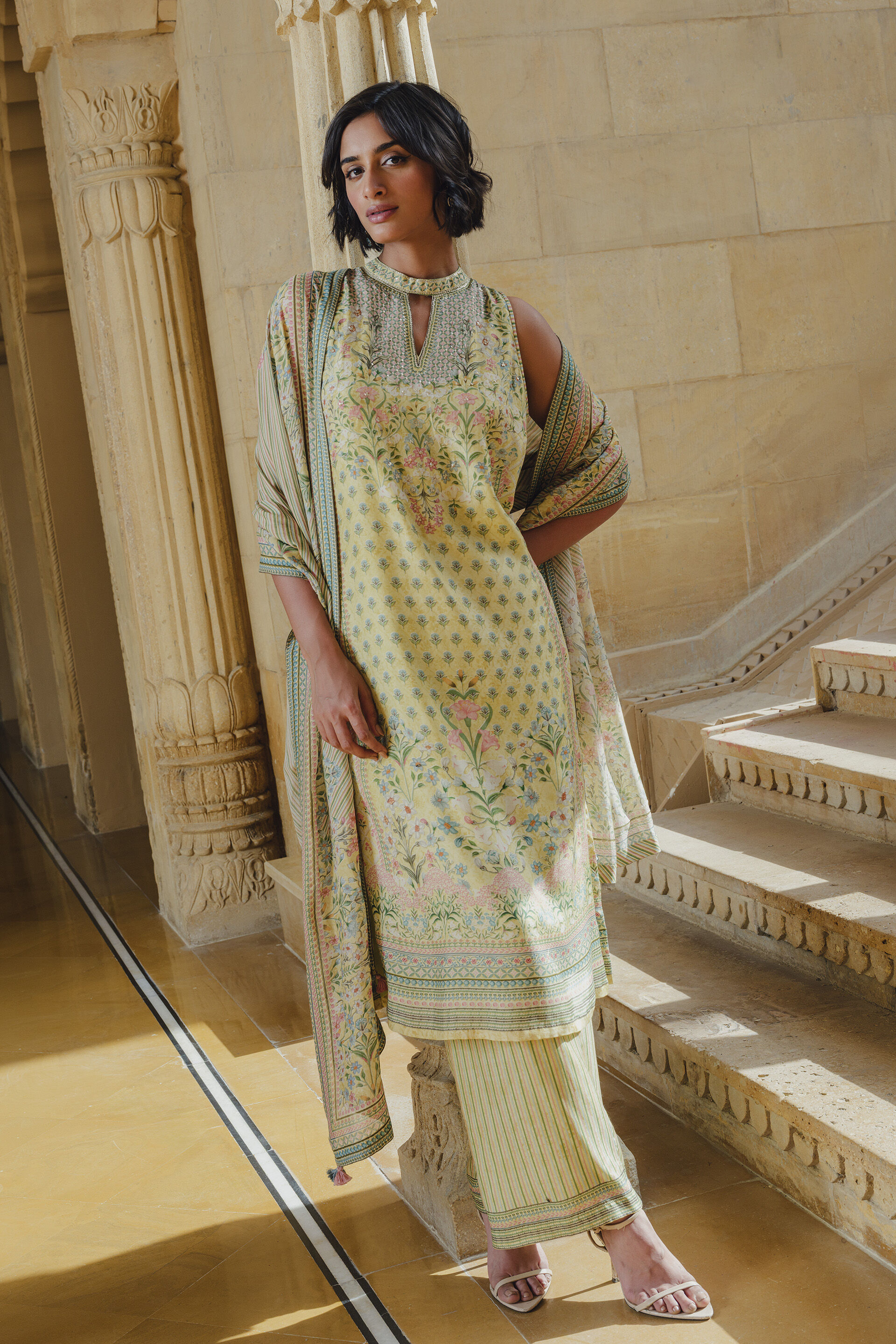 Noemi Suit Set - Yellow