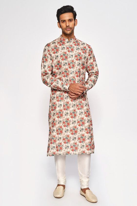 1 - Oorjit Kurta – Beige, image 1