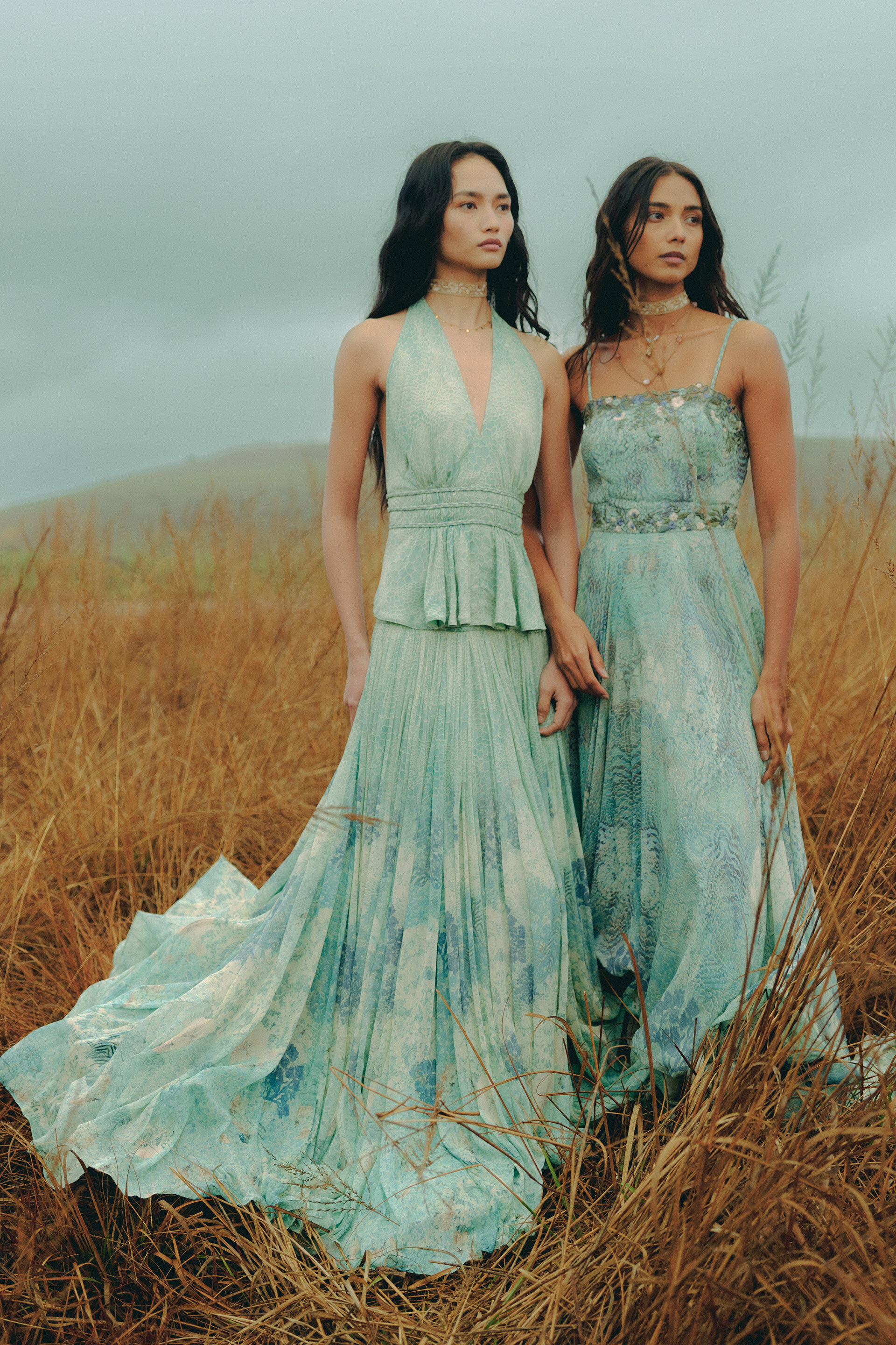 Fuji Bemberg Gown - Blue, Blue, image 6