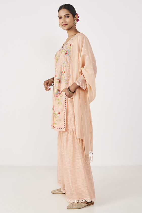 Nirup Gharara Set, Blush, image 2