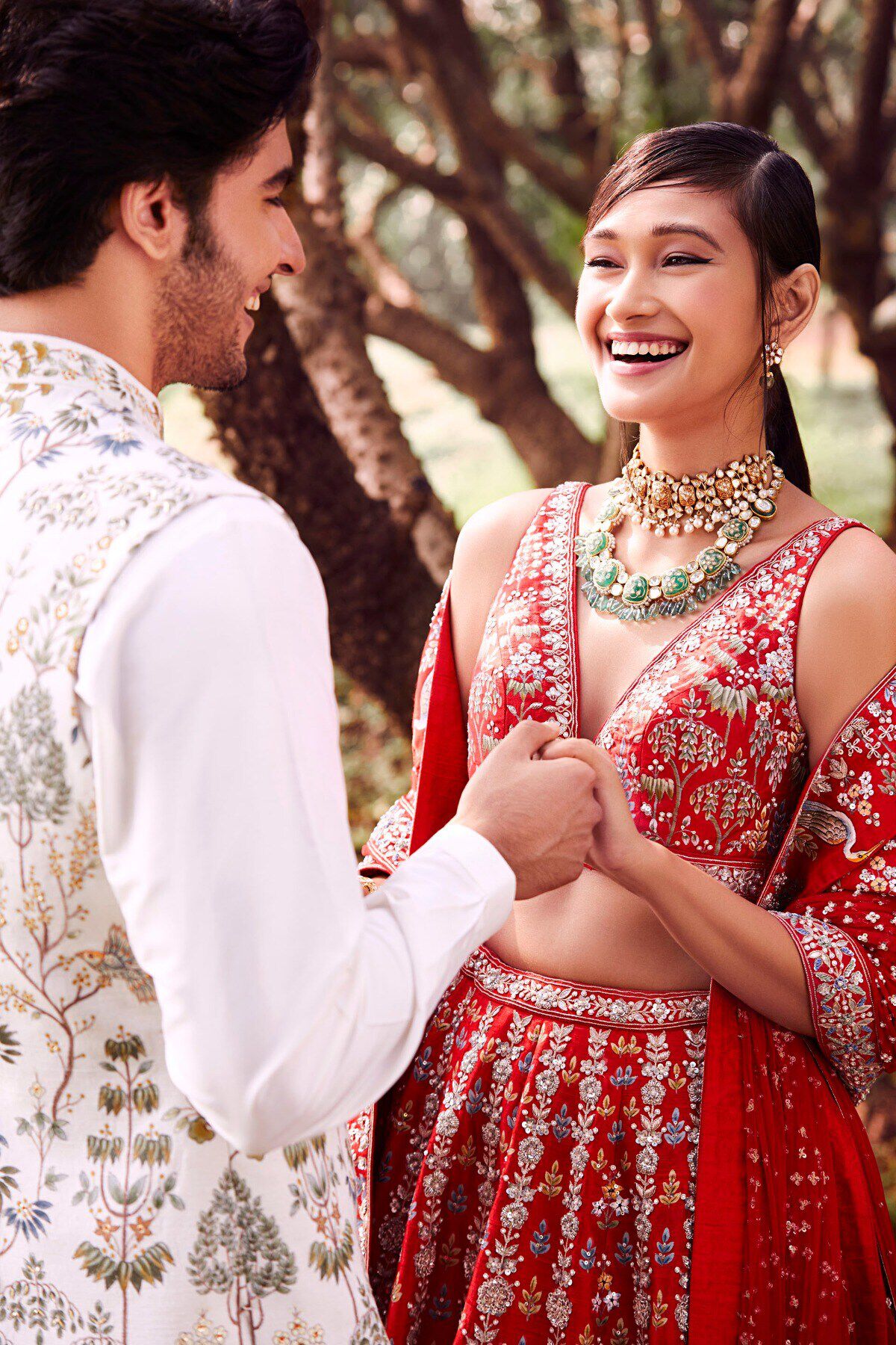 3 - Lali Pichhwai Lehenga, image 3