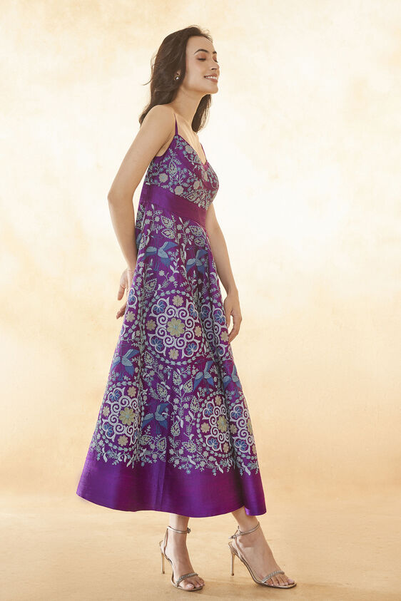 Poorna-Dress-Purple, Purple, image 2