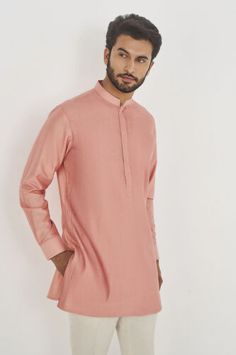 Daksh Silk Kurta, Pink, image 4