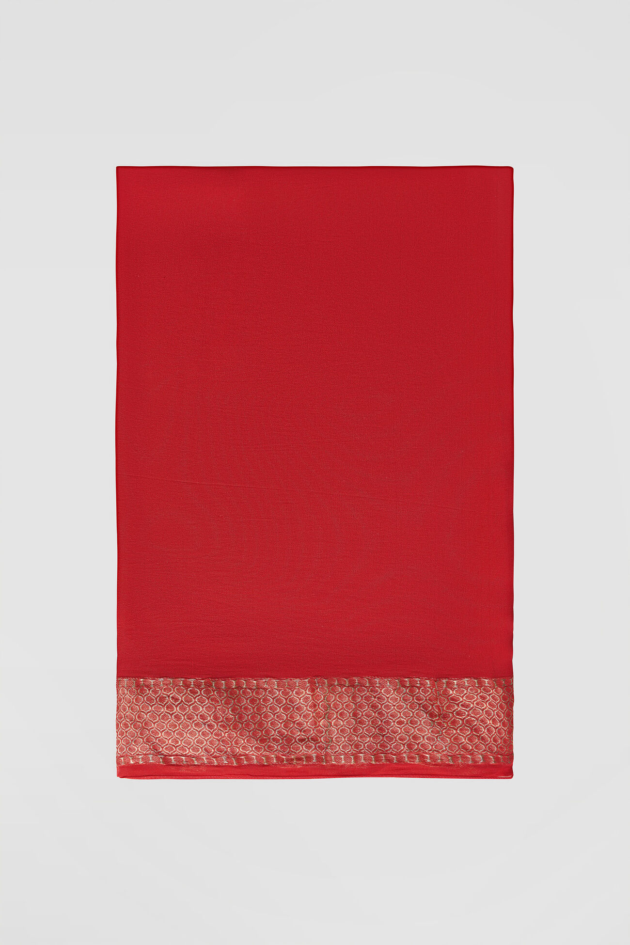 Tvesa Benarasi Saree - Red, Red, image 4