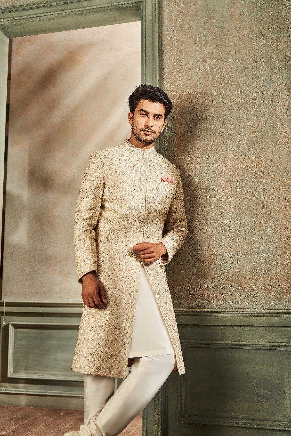 5 - Kunsh Sherwani &ndash; Ivory, image 5