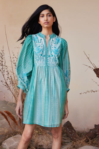 Anam Dress, Green, image 1