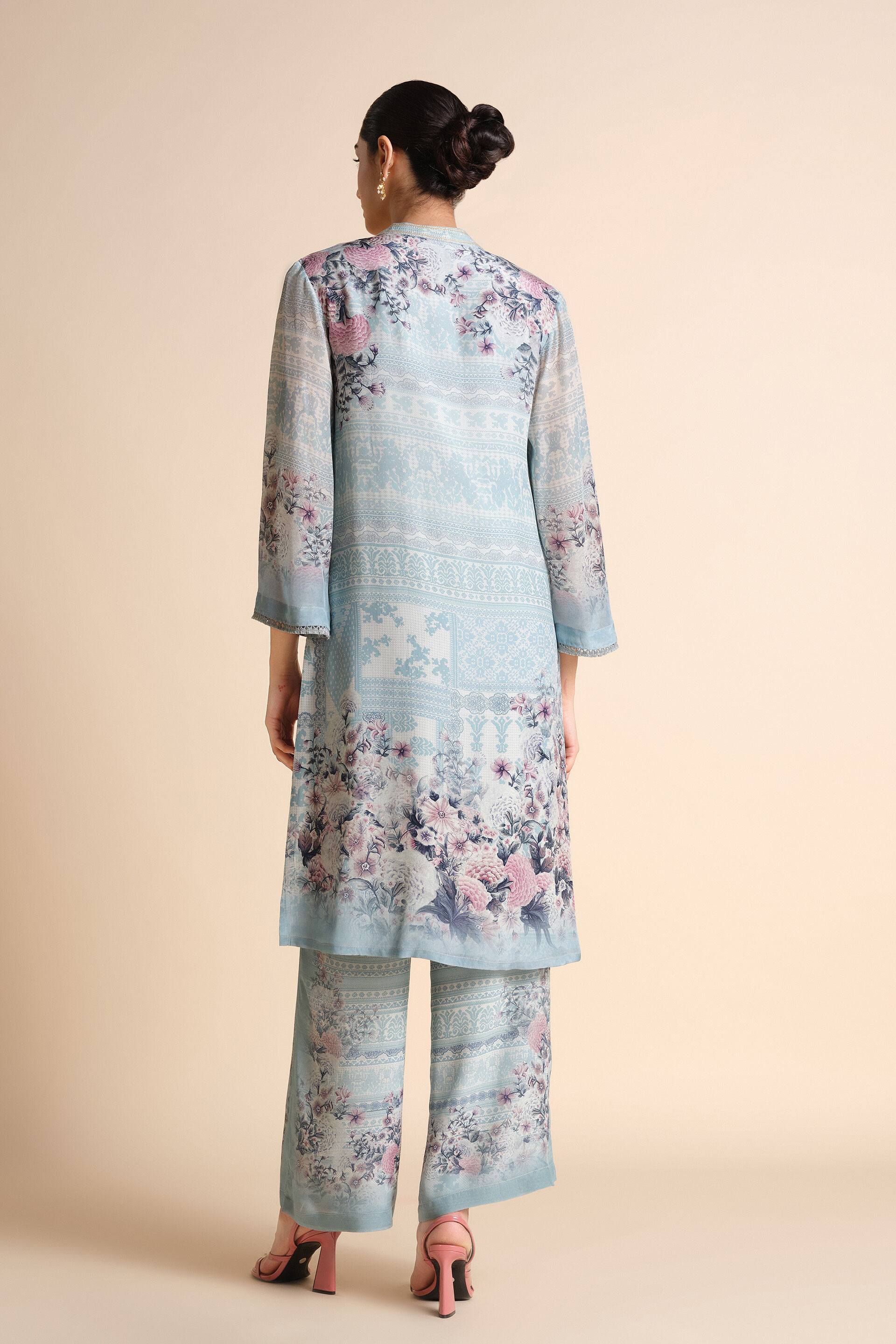 Vanisa Kurta Set - Powder Blue