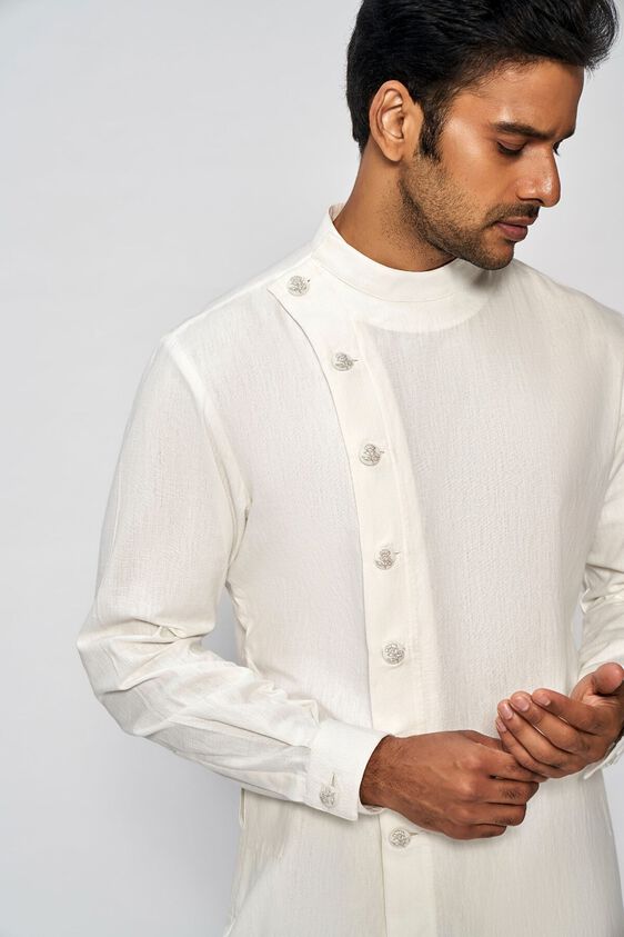 5 - Gulfam Kurta – Off White, image 5