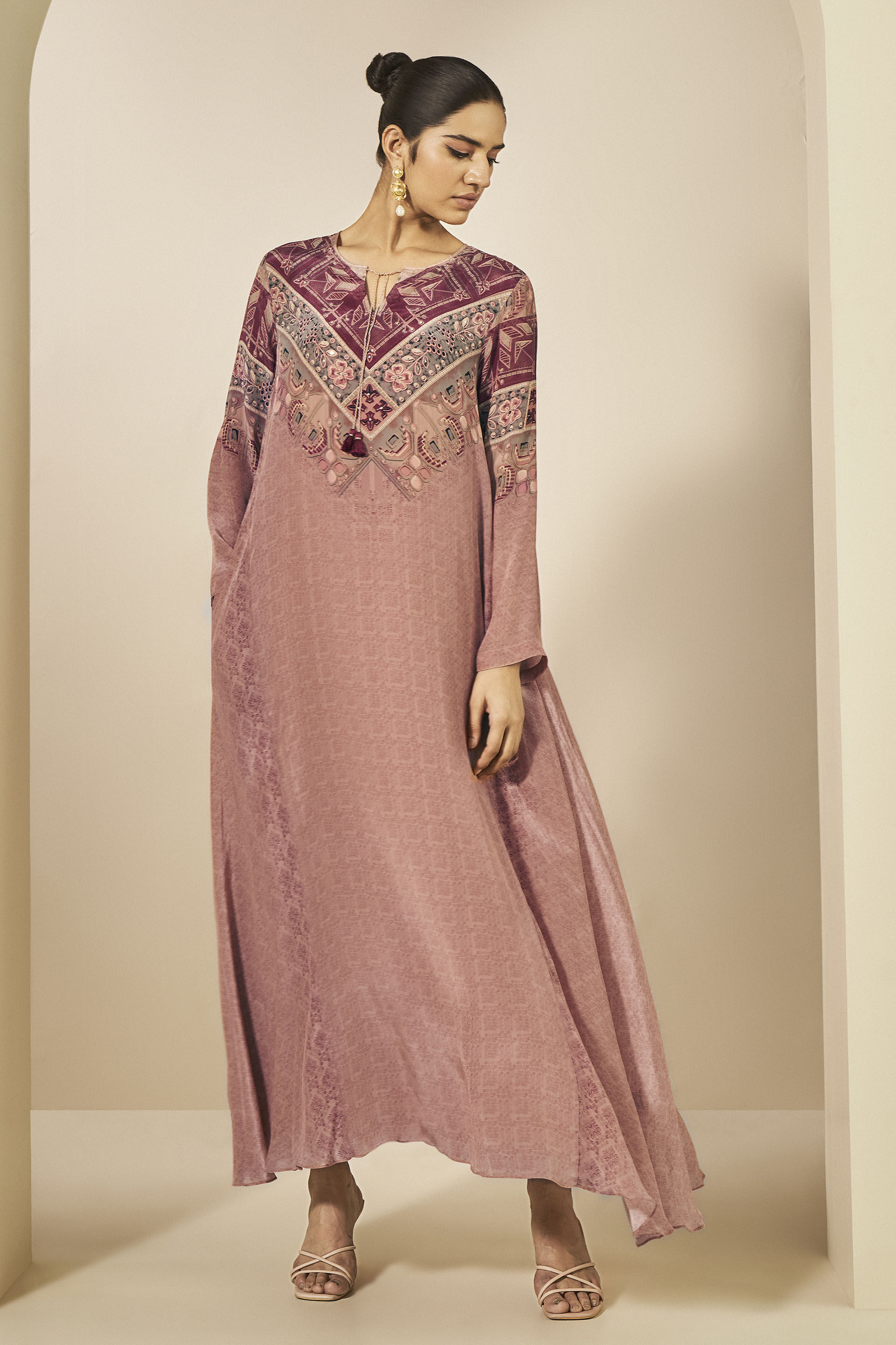 Solana Kaftan Onion Pink