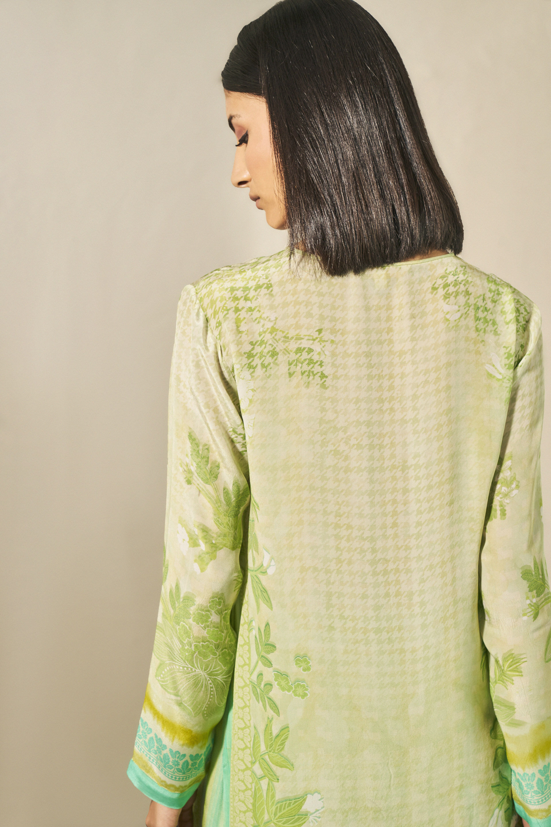Mongo Kurta Set - Lime, Lime, image 5