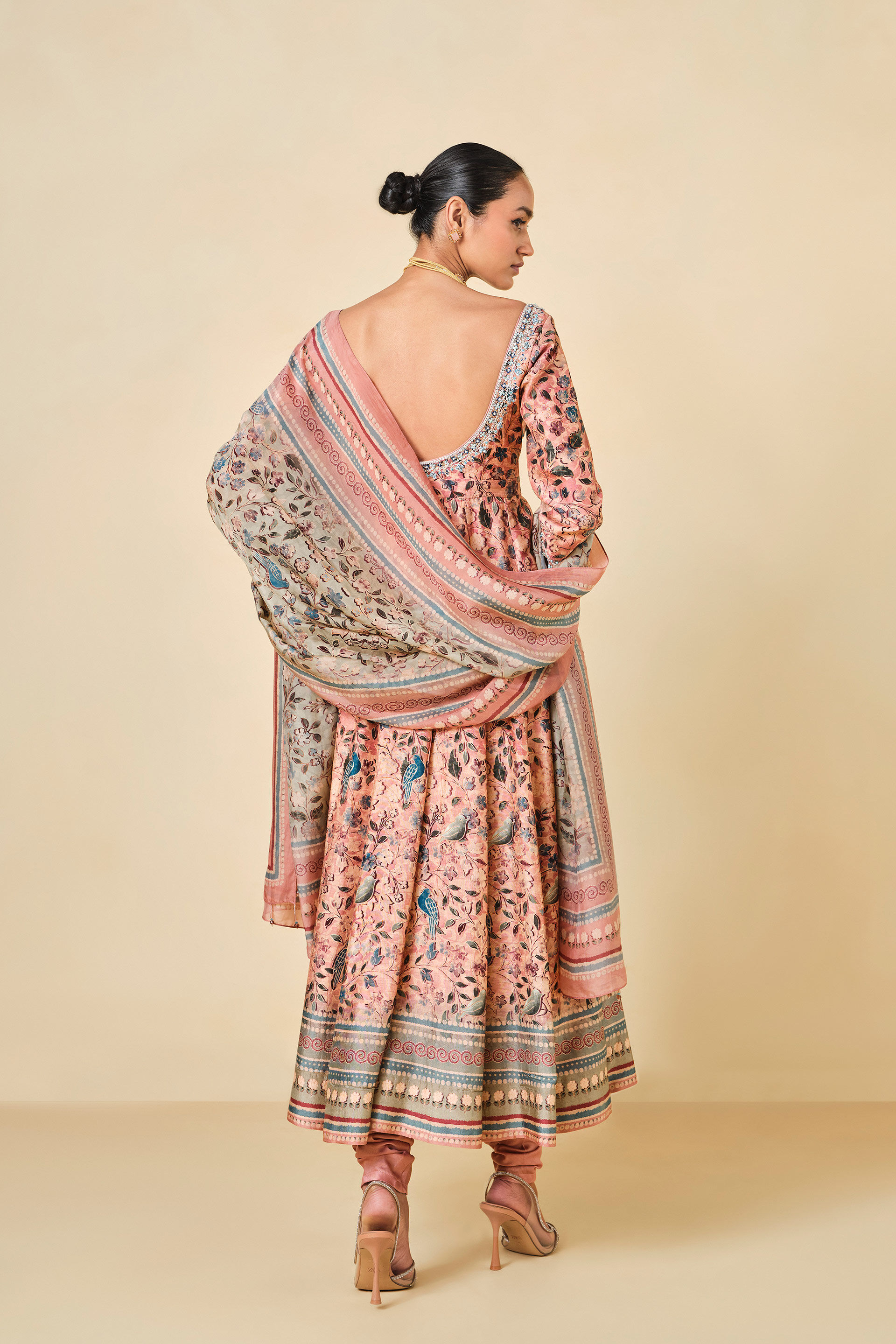 Themis Anarkali Set - Blush, Blush, image 3