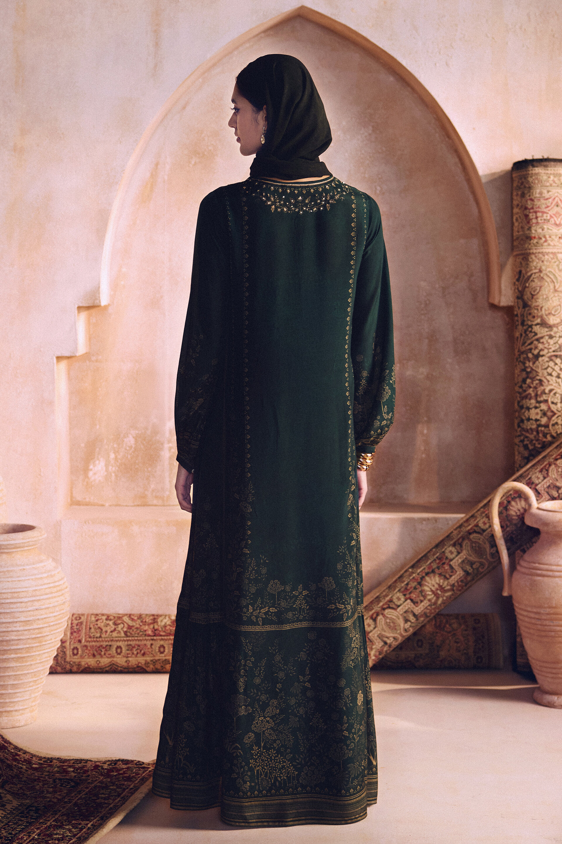 Noorin Kaftan - Green