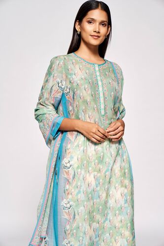 3 - Kusha Dupatta - Blue, image 3