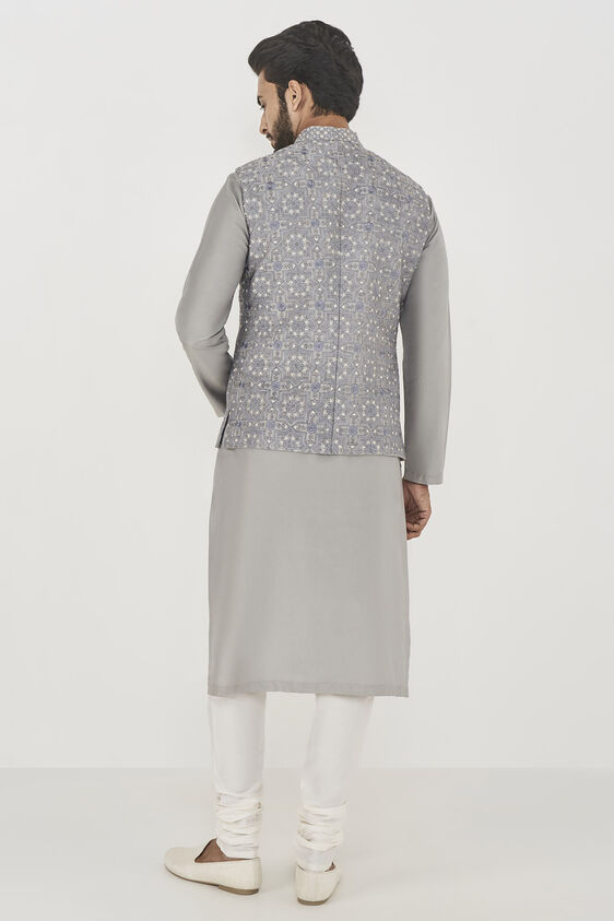 Gaith Nehru Jacket, Grey, image 2